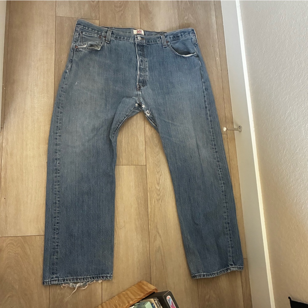 Vintage Levi's 501 Blue Denim Jeans